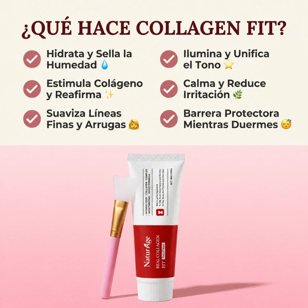 Mascarilla de Colágeno Coreana Rejuvenecedora - Collagen Fit™