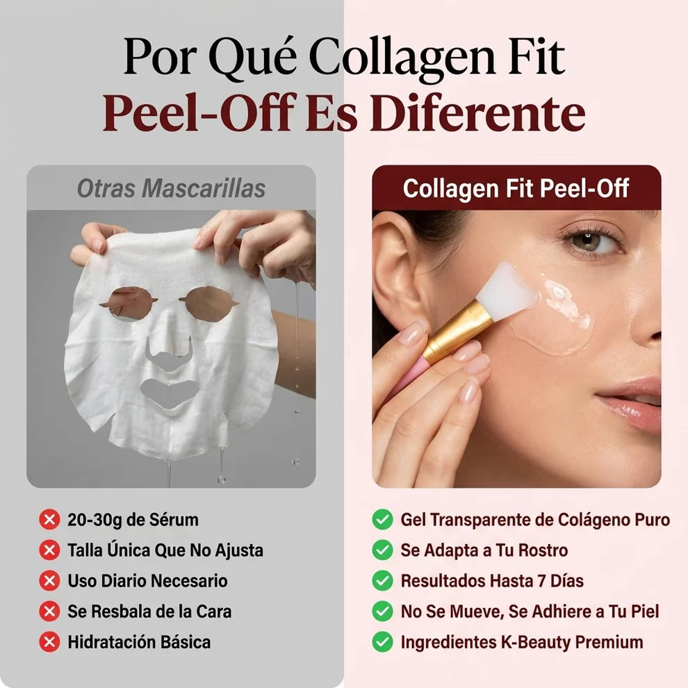 Mascarilla de Colágeno Coreana Rejuvenecedora - Collagen Fit™
