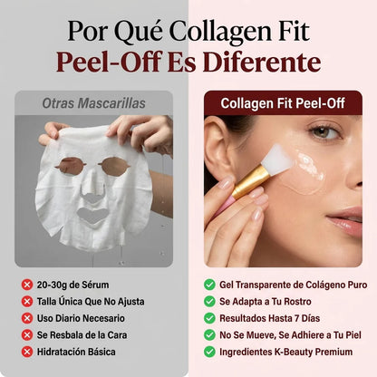 Mascarilla de Colágeno Coreana Rejuvenecedora - Collagen Fit™